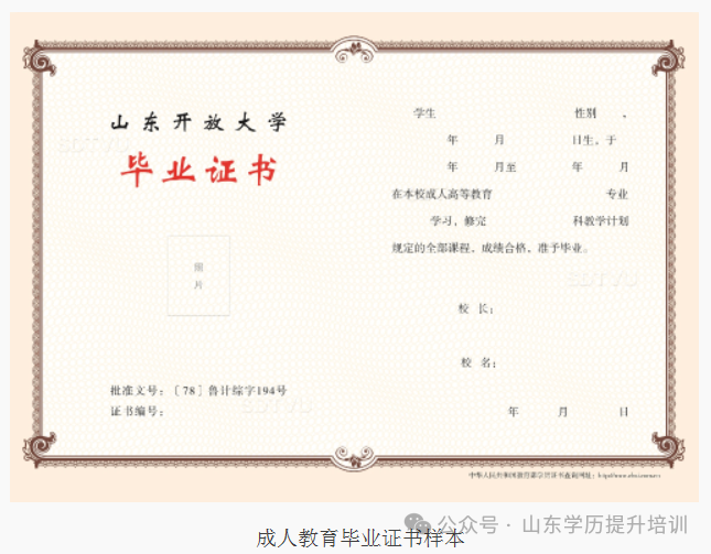2025年山东开放大学成人高考招生简章(图13) 图片